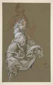 Study for figure of 10 am by Edwin Austin Abbey