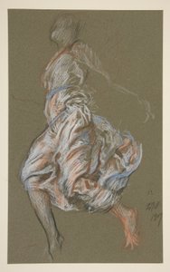 Study for figure of 11 am