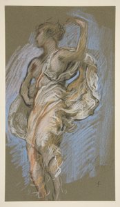 Study for Figure of 4 PM by Edwin Austin Abbey