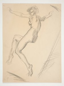 Study for Figure of 9 AM by Edwin Austin Abbey