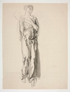 Study for Figure of Abundance in the Mural, Science Revealing the Treasures of the Earth, at the State Capitol Building in Harrisburg, Pennsylvania by Edwin Austin Abbey