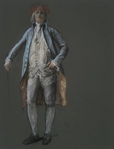 Study for figure of Benjamin Franklin by Edwin Austin Abbey