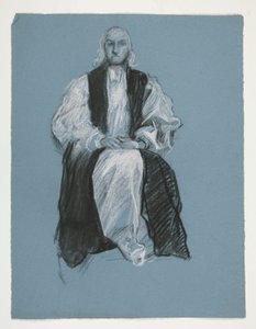 Study for Figure of Bishop William White by Edwin Austin Abbey