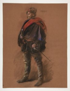 Study for figure of Captain Peter Minuit by Edwin Austin Abbey