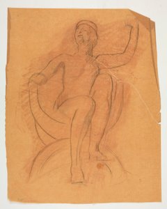 Study for the Genius of State figure by Edwin Austin Abbey