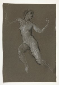 Study for the Figure of 12 Noon by Edwin Austin Abbey