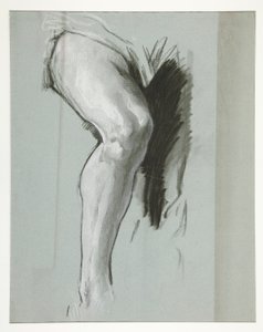 Study for the Leg of Vulcan, in The Spirit of Vulcan, Genius of the Workers in Iron and Steel, Capitol Rotunda, Harrisburg, Pennsylvania by Edwin Austin Abbey