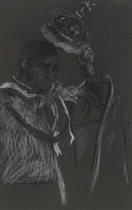 Study of Peer for Coronation of Edward VII by Edwin Austin Abbey