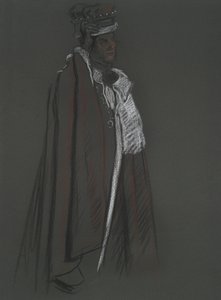 Study of Peer for Coronation of Edward VII by Edwin Austin Abbey