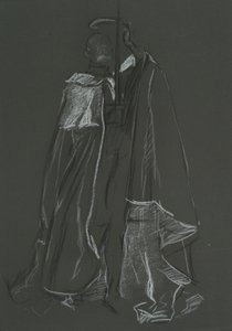 Study of Peer for Coronation of Edward VII by Edwin Austin Abbey