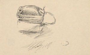 Study of a Tankard by Edwin Austin Abbey