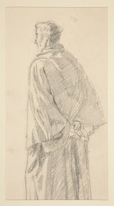 Study of a Man in Robe by Edwin Austin Abbey
