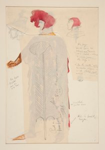 The King Armed, Costume Sketch for Henry Irving