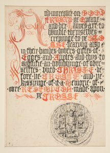 Title Page Design, Scribner by Edwin Austin Abbey