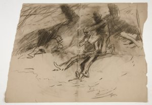 Two Figures - Unidentified Illustration