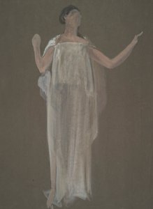 Unidentified Figure Study for Mural Project at the Pennsylvania State Capitol Building, Harrisburg, 1902-1911