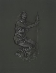 Unidentified Figure Study for the Mural Project at the Pennsylvania State Capitol Building, Harrisburg, 1902-1911 by Edwin Austin Abbey