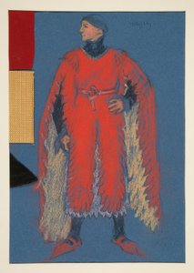 Willoughby, costume sketch for Henry Irving