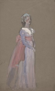 Woman in Empire Dress (costume study for La Tosca)