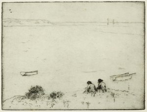 Sketching by the Sea by Edwin Butler Bayliss