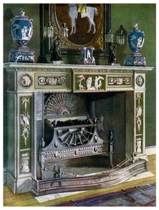 Wedgwood Flaxman chimneypiece, Fontainebleau, France