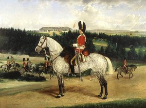 A Squadron Sergeant Major, a Kettle-Drummer and a Detachment of Scots Greys