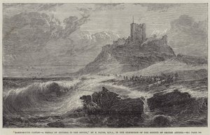 Bamborough Castle, a Signal of Distress in the Offing