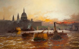 The Pool of London, 1940-45 by Edwin Henry Eugene Fletcher