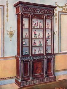 Carved Mahogany China-Cases--Adam Influence by Edwin John Foley