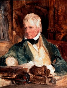 Portrait of Walter Scott, Scottish writer