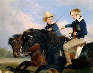 The Hon E. S. Russell and His Brother (detail)