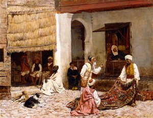 A Rug Bazaar, Tangier