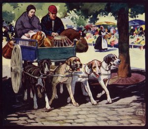 A French Dog-Cart