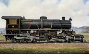 Steam Locomotive No. 21. Among the Mongols: Mallet Compound Service in the Khingan Mountains, Peking - Kalgang Railway