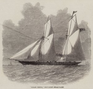 Norah Creina, Iron Screw Steam-Yacht by Edwin Weedon