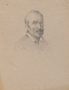 Portrait of a Man, sketch for Signing of the Compact in the Cabin of the Mayflower