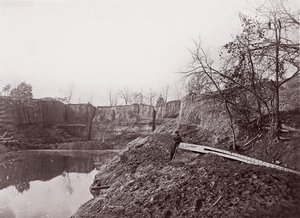 Dutch Gap Canal, 1865 by Egbert Guy Fowx