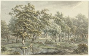 Landscape in Eext (Drenthe Province) by Egbert van Drielst