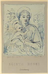 Madonna and Child by Egisto Rossi