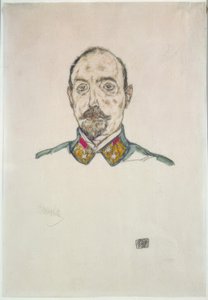 Austrian Officer by Egon Schiele