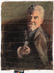 Portrait of Leopold Czhiaczek by Egon Schiele