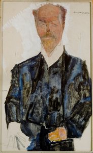 Portrait of Otto Wagner by Egon Schiele