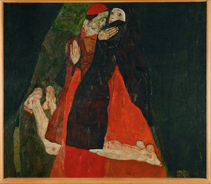 Cardinal and Nun, Caress