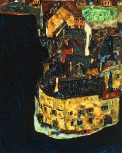 City on the Blue River II by Egon Schiele