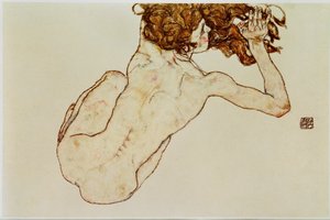 Crouching Nude, Back View