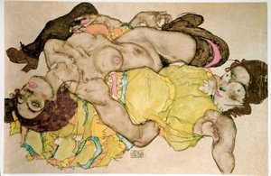 Curved Women by Egon Schiele