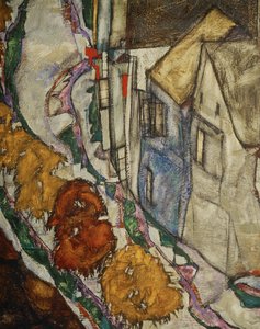 The Row of Houses II by Egon Schiele