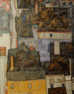 Krumlov on the River Vltava, Czech Republic by Egon Schiele