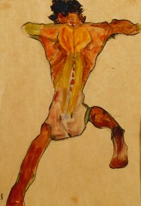 Male Nude Seen from Back