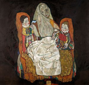 Mother with Two Children III by Egon Schiele